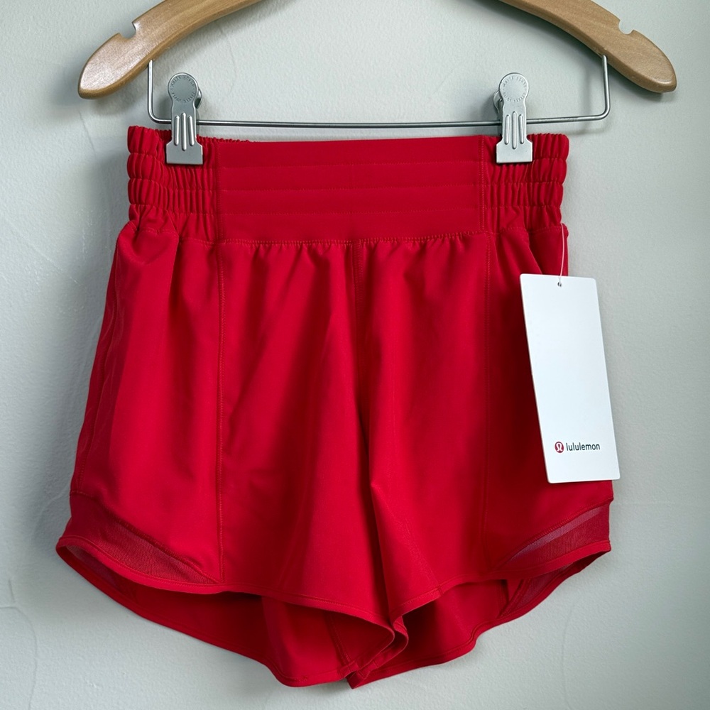 lululemon Hotty Hot HR 4inch Shorts - size 2